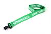 Lanyards 20mm (preprinted CRAFTMAN HÅNDVÆRKER ) green with whitet tryk and black plastikhook RECYCLED