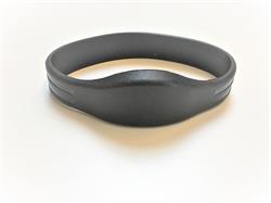 Silikone armbånd with RFID Mifare 1k (withiuwith voksen 62mm) model 2 - black