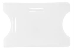 Card holder, open - white (H/V)