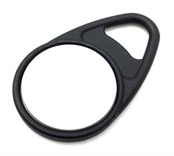 RFID TAG Mifare 1K+EM4102 - Model 3, black Teardrop