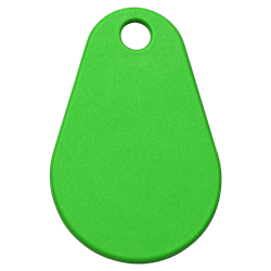 RFID TAG Mifare 1K -  green - Model 6 - Overmolded, 13.56 MHz