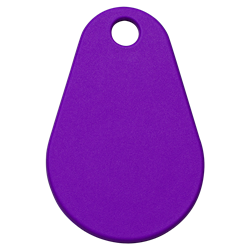 RFID TAG Mifare 1K -  purple - Model 6 - Overmolded, 13.56 MHz