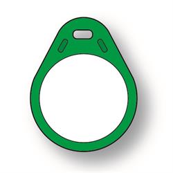 RFID TAG Mifare 1K Model 2 - green, 13.56 MHz