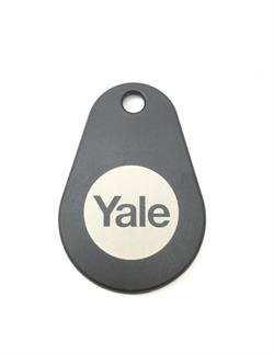 RFID TAG Mifare 1K black - YALE formateret - Model 6 - Overmolded, 13.56 MHz