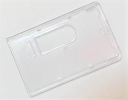 Card holder with thumb hole (creditcard) frosted